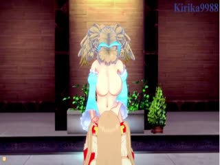 【3D】佳恩和阿瑪瑞參與了激烈女同性戀遊戲